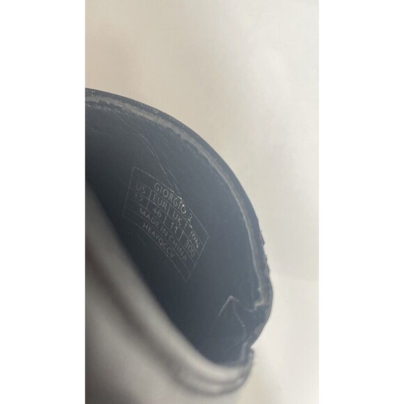 Bruno‎ Marc Men's Giorgio-3 Black Leather Lined Dress Loafers Shoes Size 12 - Picture 11 of 15